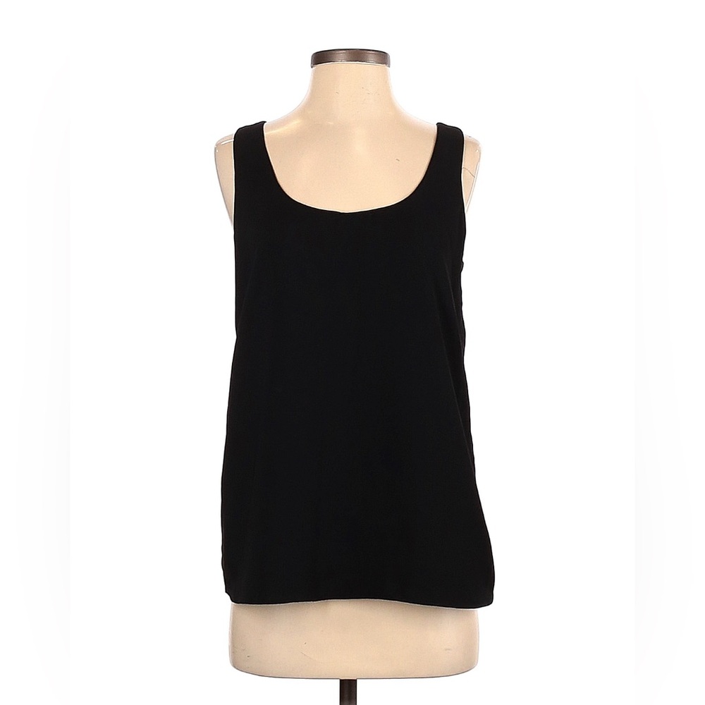 Mango Classic Black Sleeveless Top